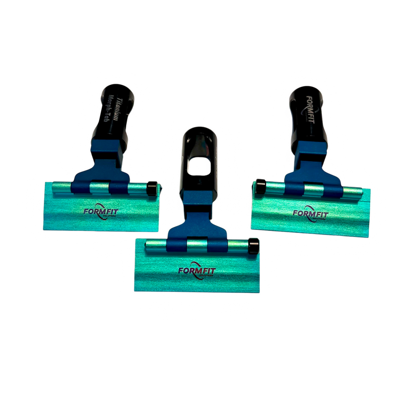 Juego de 3 lengüetas Morph de titanio, envío a partir del 15 de febrero aprox.