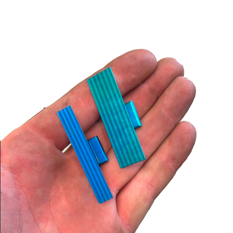 Titanium Tabs Rectangular big and slim