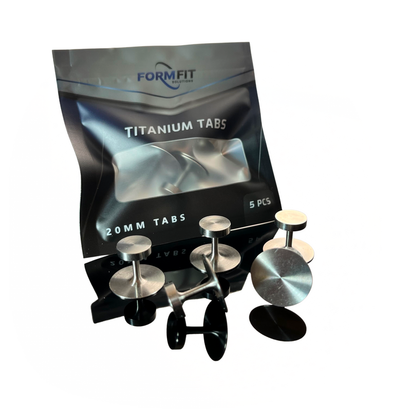 Lengüetas de titanio FormFit Solutions 20 mm