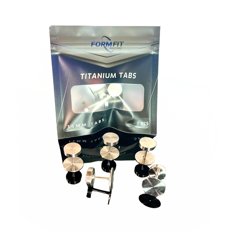 Lengüetas de titanio FormFit Solutions 15 mm