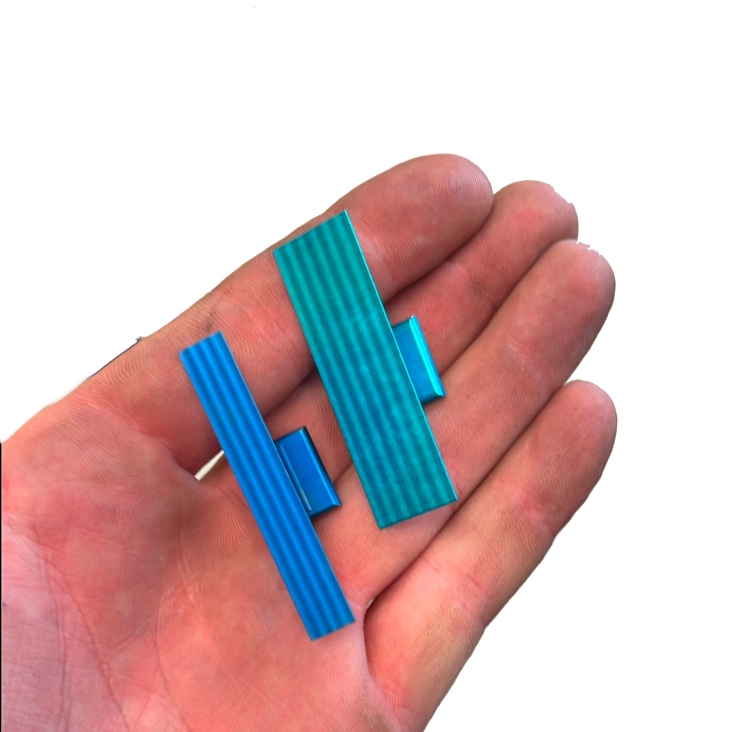 Titanium Tabs Rectangular 15x50mm (Shipping from Dec 20)